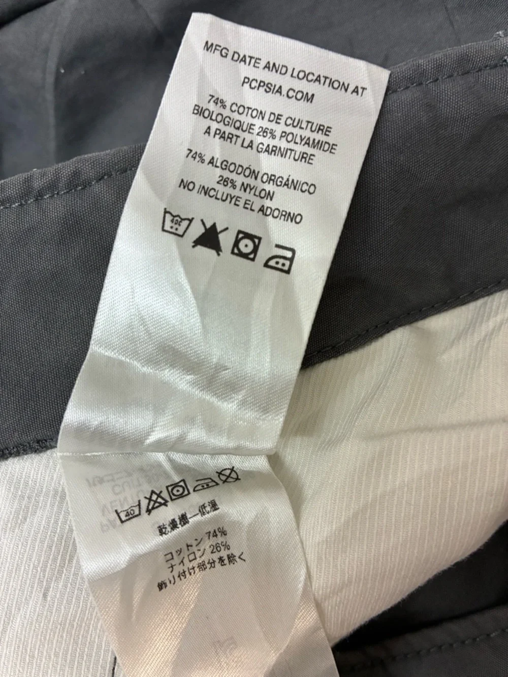 Patagonia Men’s Tenpenny Pants Long, Charcoal Grey, Size 38 (38x34) - Picture 12 of 13